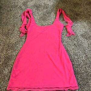 White Fox size small Pink Party dress